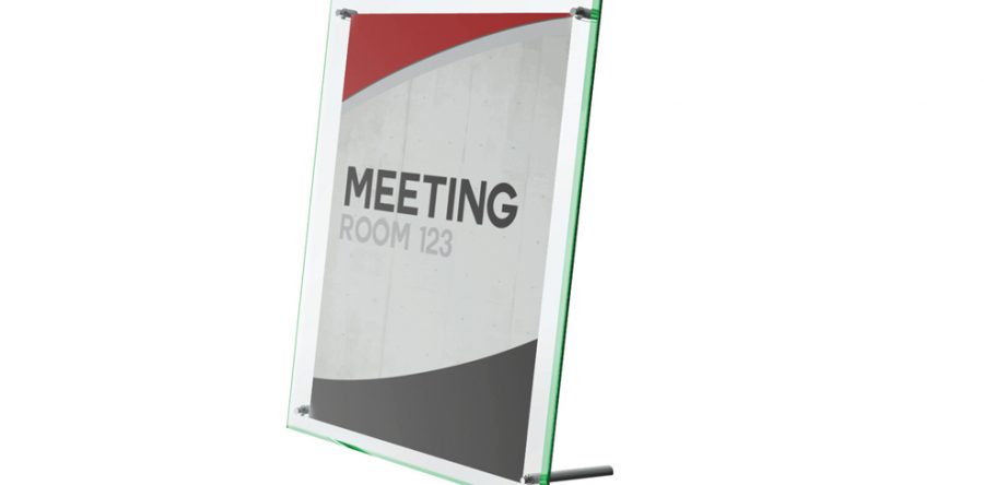 Superior Image Beveled Edge Sign Holder 8-1/2″ x 11″ List $24