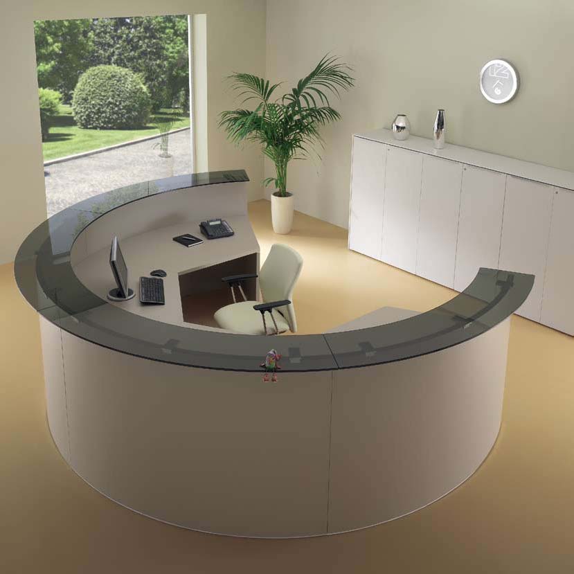 Counter unit curved inside 60° 