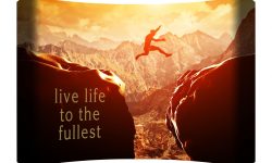 Live Life to the Fullest Curved Wall Art $149.99