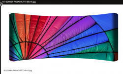 Parachute Curved Wall Art $199.99