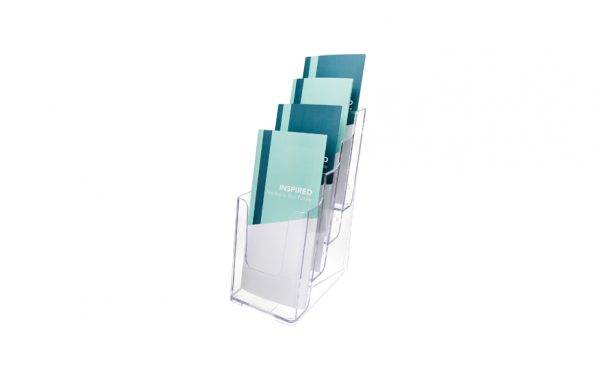 Multi-Compartment Tiered Literature Holder Leaflet Size List $29