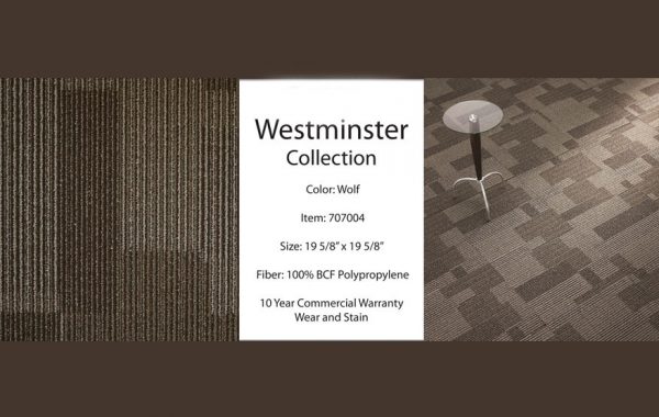 Westminster Carpet Tile list $2.35 sqft